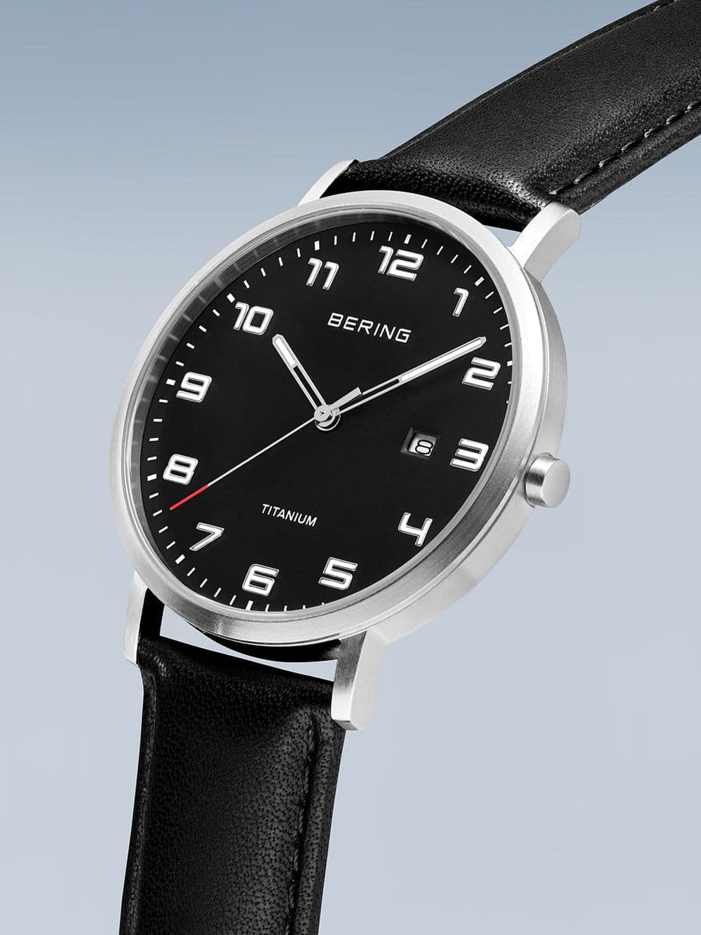 Bering 18640-402 vyriškas laikrodis Titanium vyriškas laikrodis 40mm 5ATM