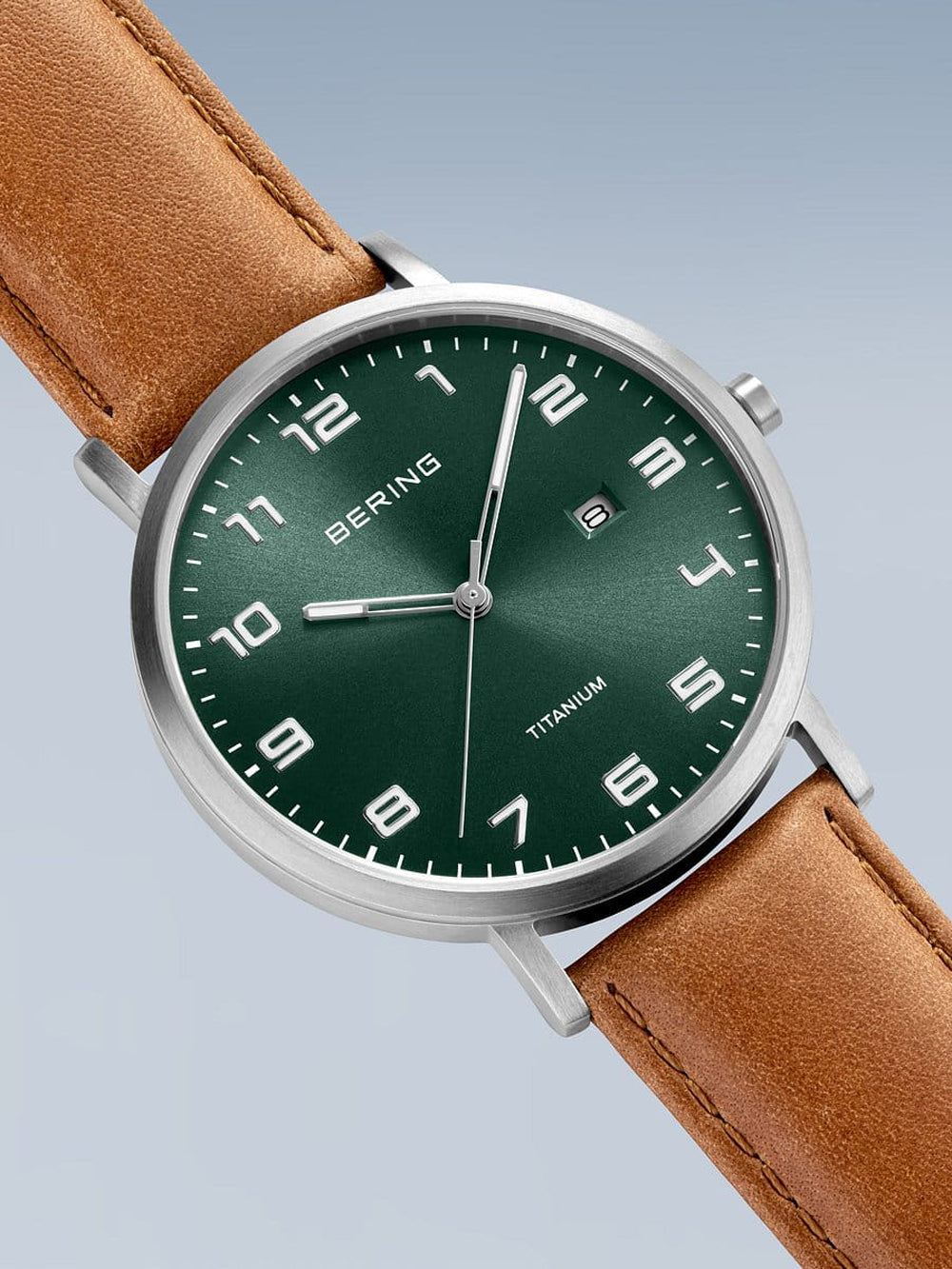 Bering 18640-568 vyriškas laikrodis Titanium vyriškas laikrodis 40mm 5ATM