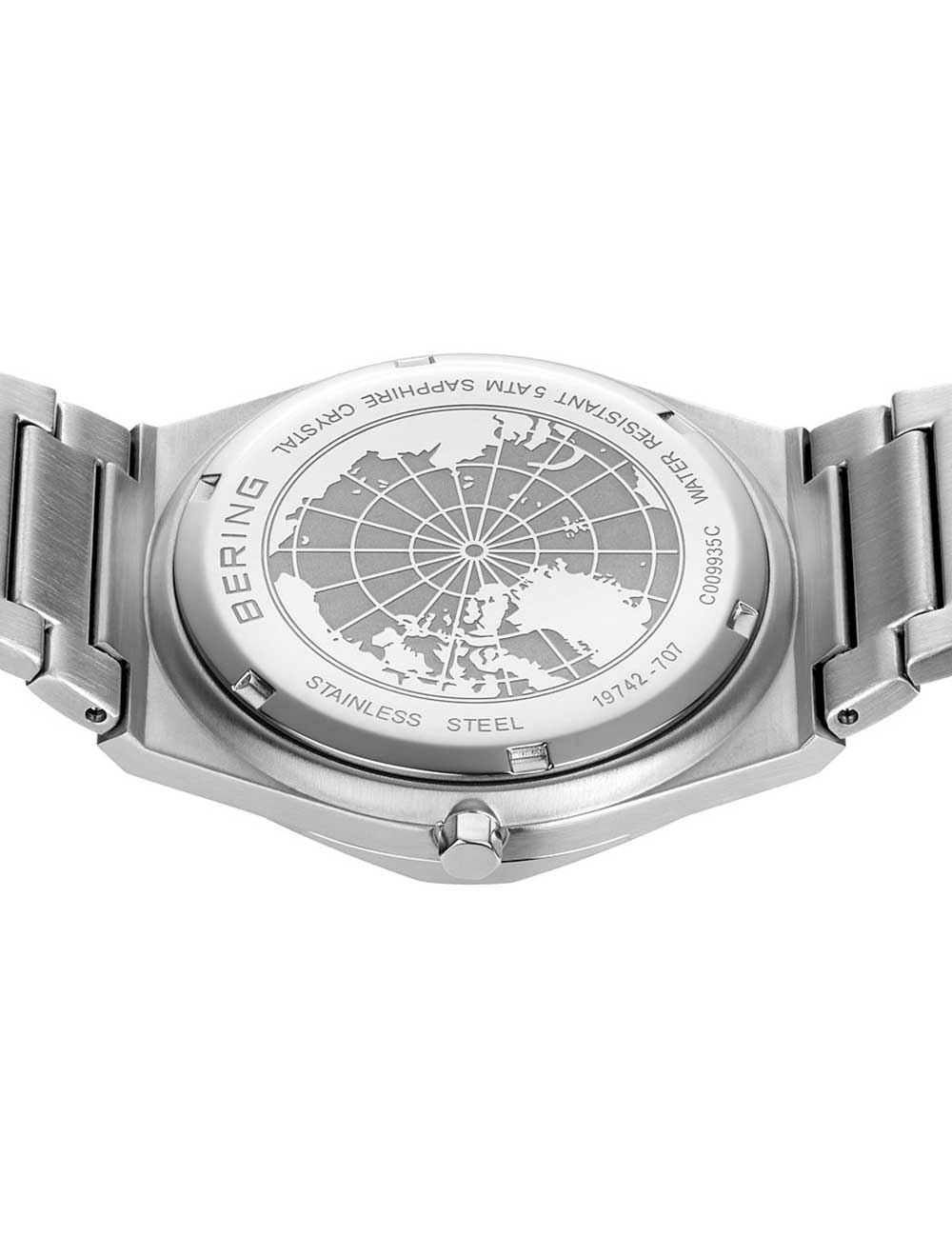 Bering 19742-707 vyriškas laikrodis Classic 42mm 10ATM