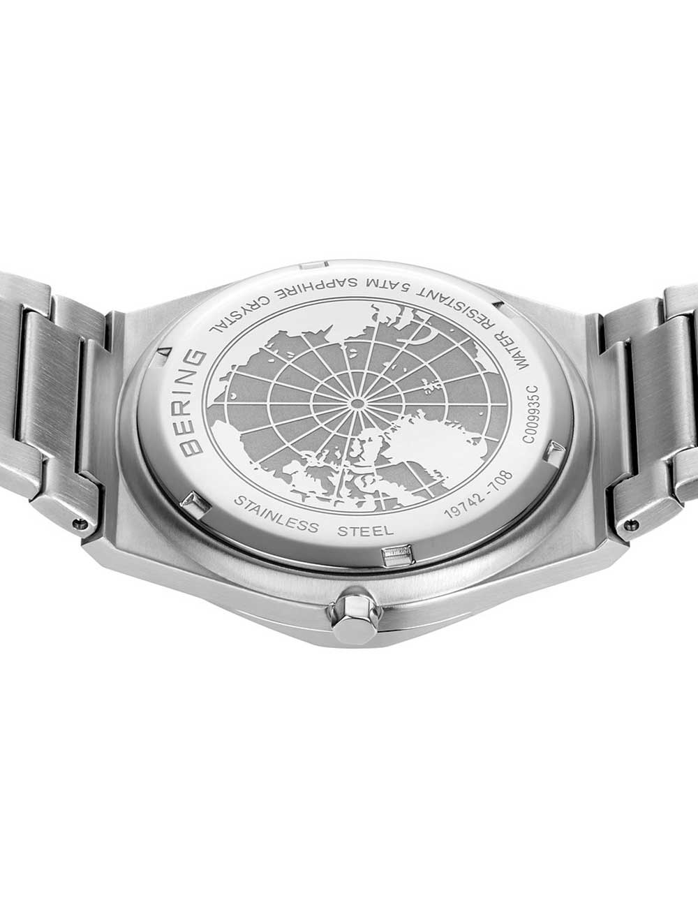 Bering 19742-708 vyriškas laikrodis Classic 42mm 10ATM