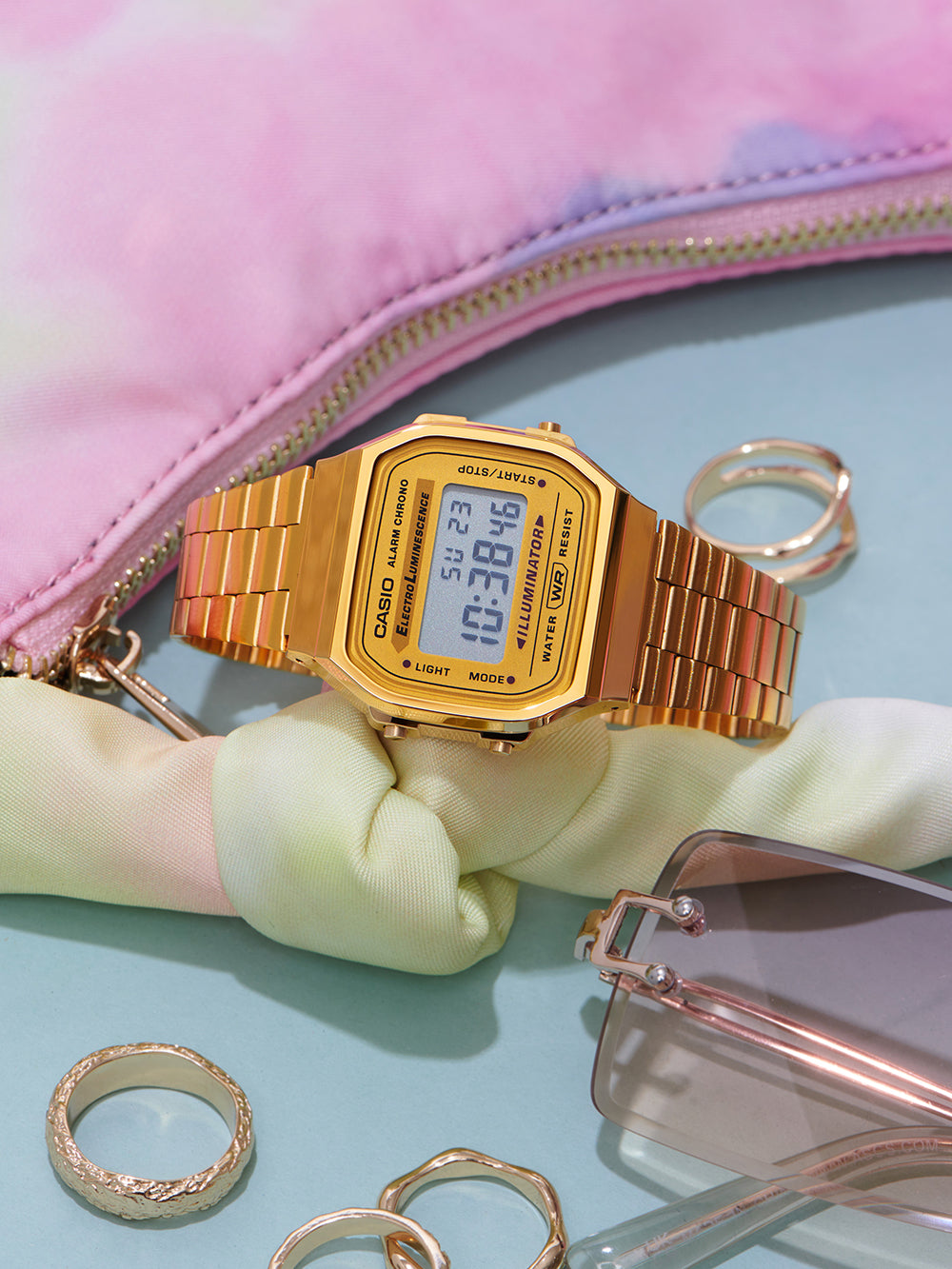 CASIO A168WG-9EF Collection 35mm 3 ATM