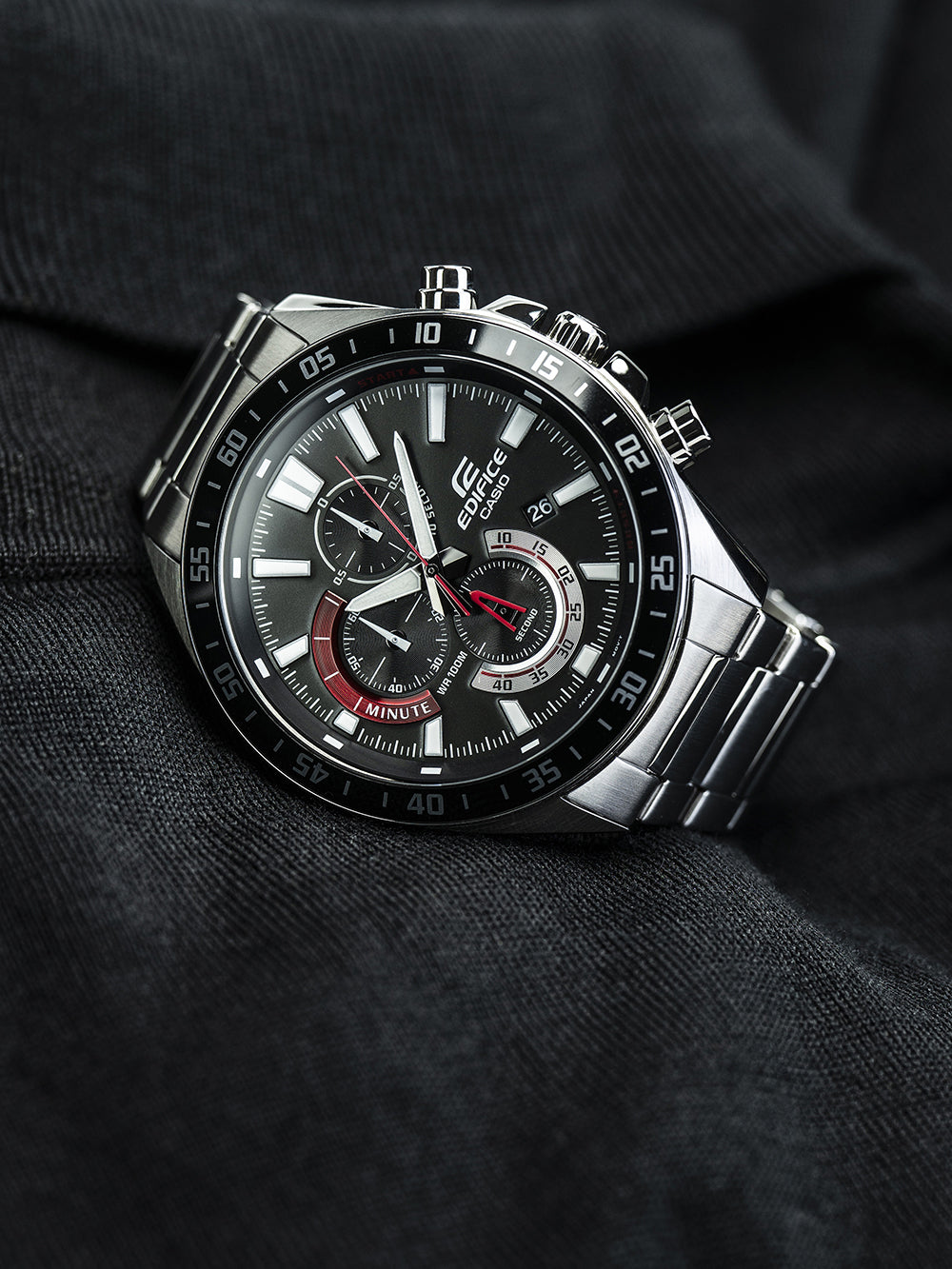 Casio EFV-620D-1A4VUEF Edifice vyriškas laikrodis 49mm 10ATM