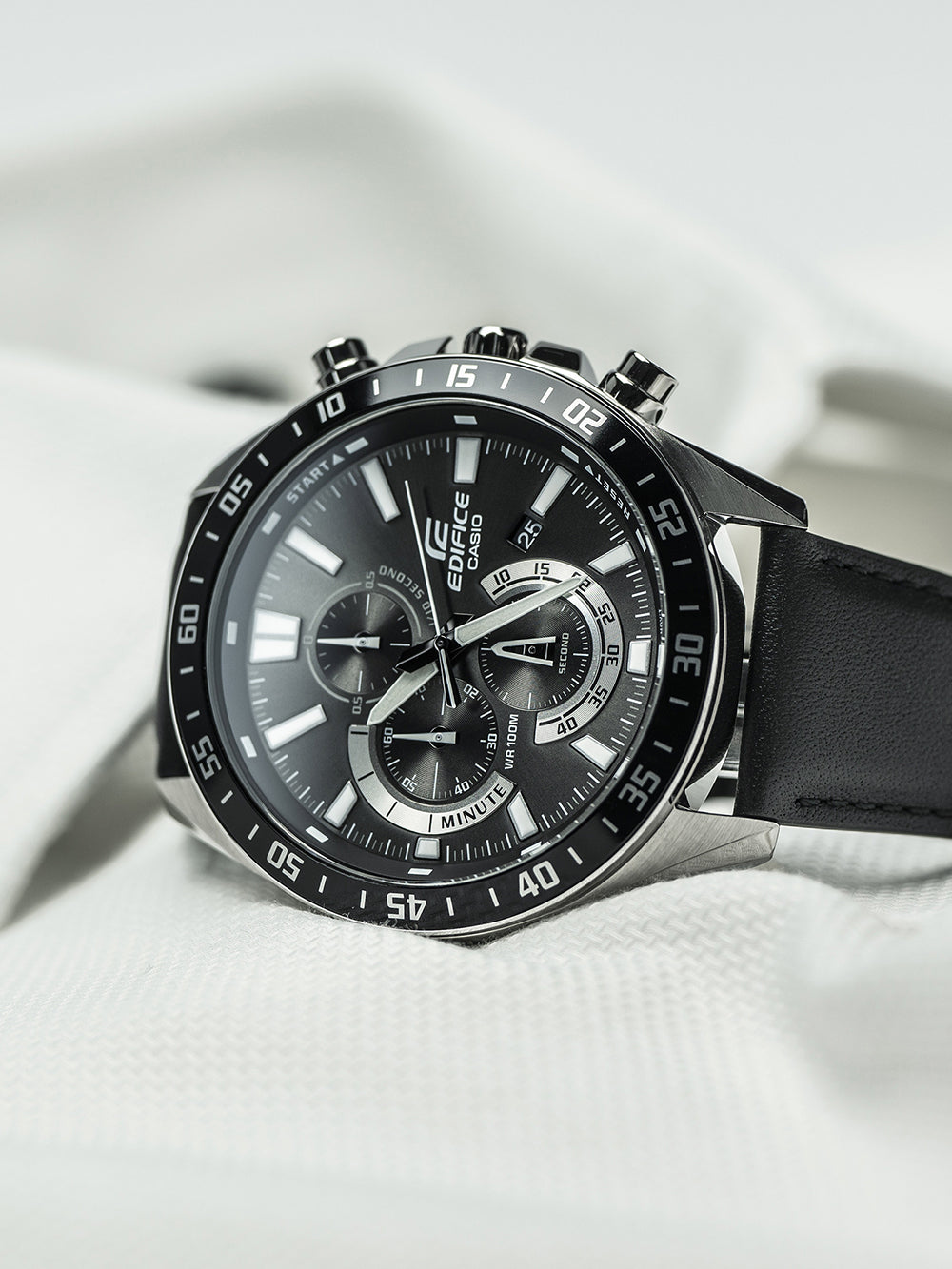 Casio EFV-620L-1AVUEF Edifice vyriškas laikrodis 48mm 10ATM