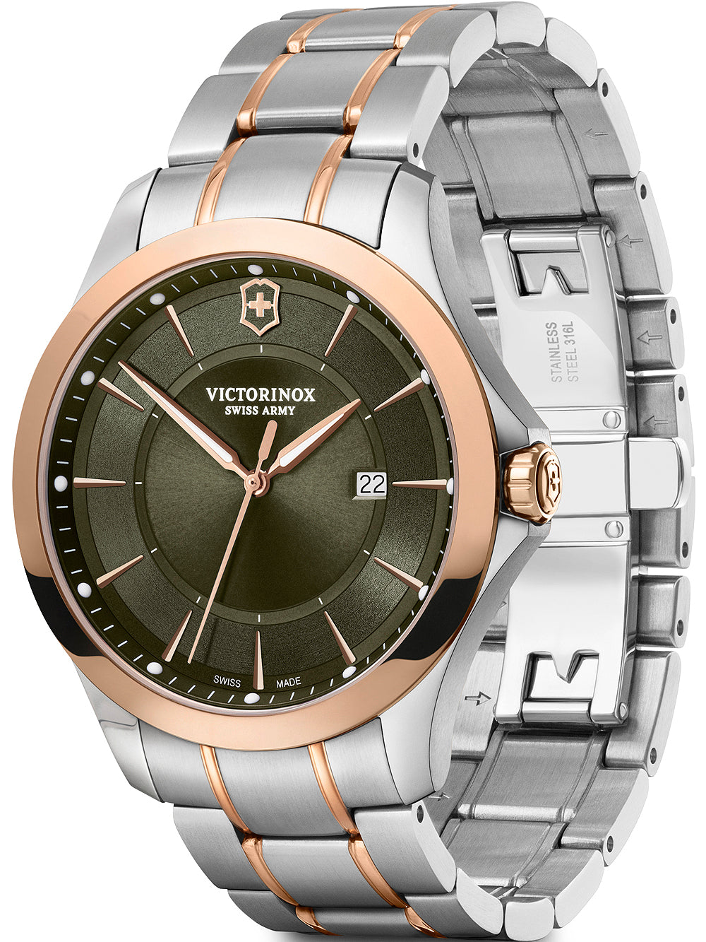 Victorinox 241913 Alliance vyriškas laikrodis 40mm 10ATM