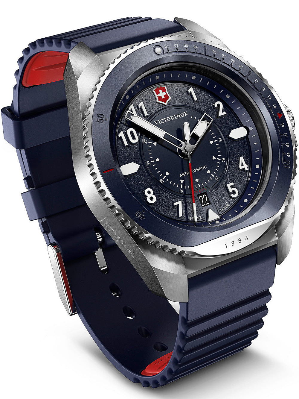 Victorinox 241975 Journey 1884 vyriškas laikrodis 43mm 20ATM
