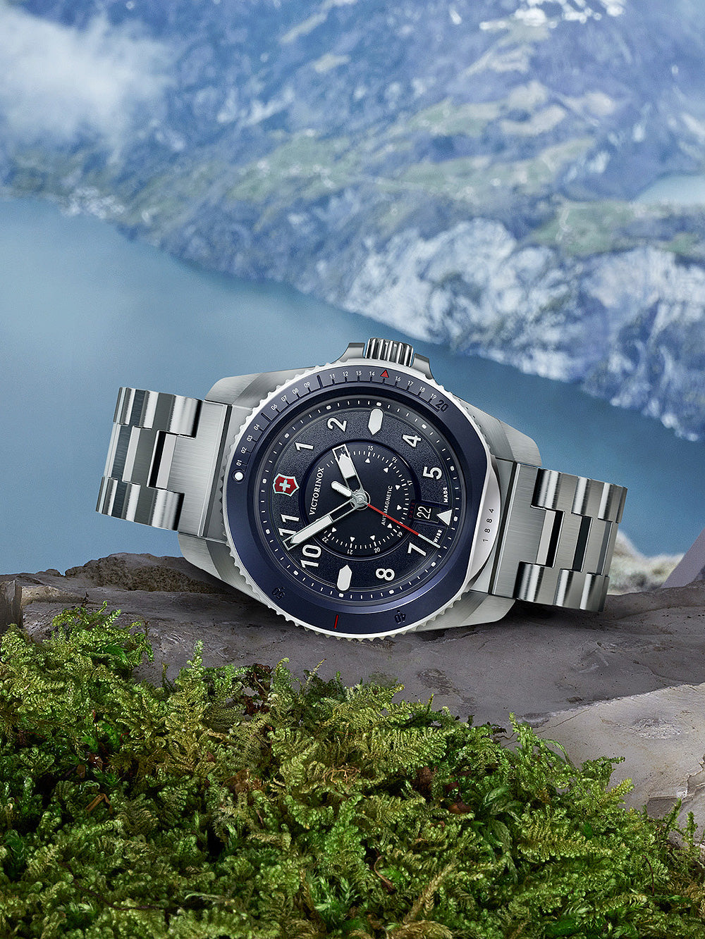 Victorinox 241978 Journey 1884 vyriškas laikrodis 43mm 20ATM