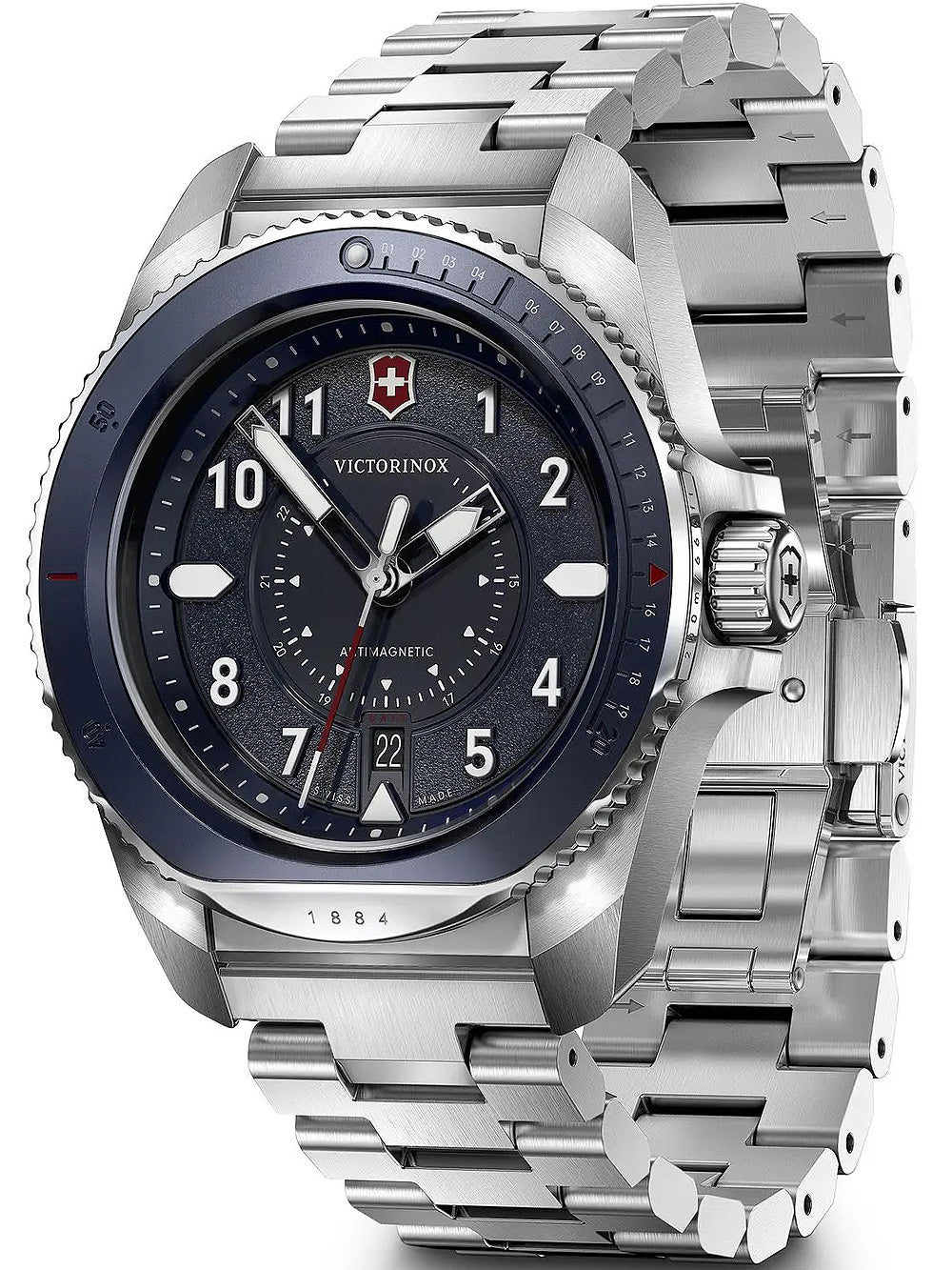 Victorinox 241978 Journey 1884 vyriškas laikrodis 43mm 20ATM