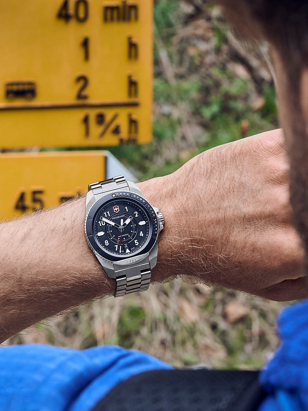 Victorinox 241978 Journey 1884 vyriškas laikrodis 43mm 20ATM