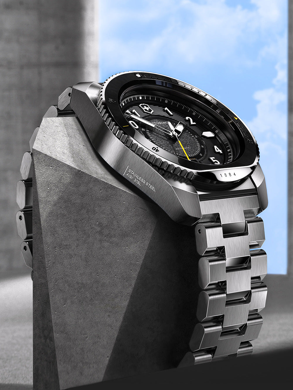 Victorinox 241981 Journey 1884 Automatic vyriškas laikrodis 43mm 20ATM