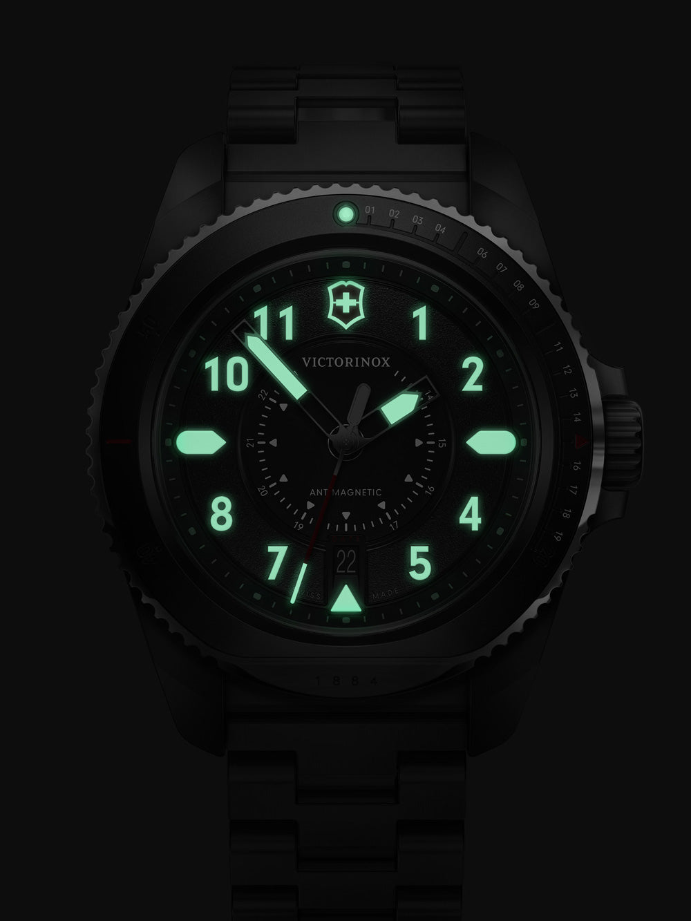 Victorinox 242009 Journey 1884 vyriškas laikrodis 43mm 20ATM