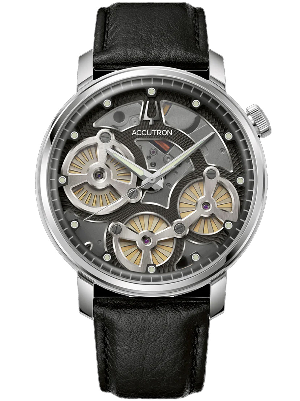 Bulova 26A210A Accutron Spaceview Evolution vyriškas laikrodis 44mm 5ATM
