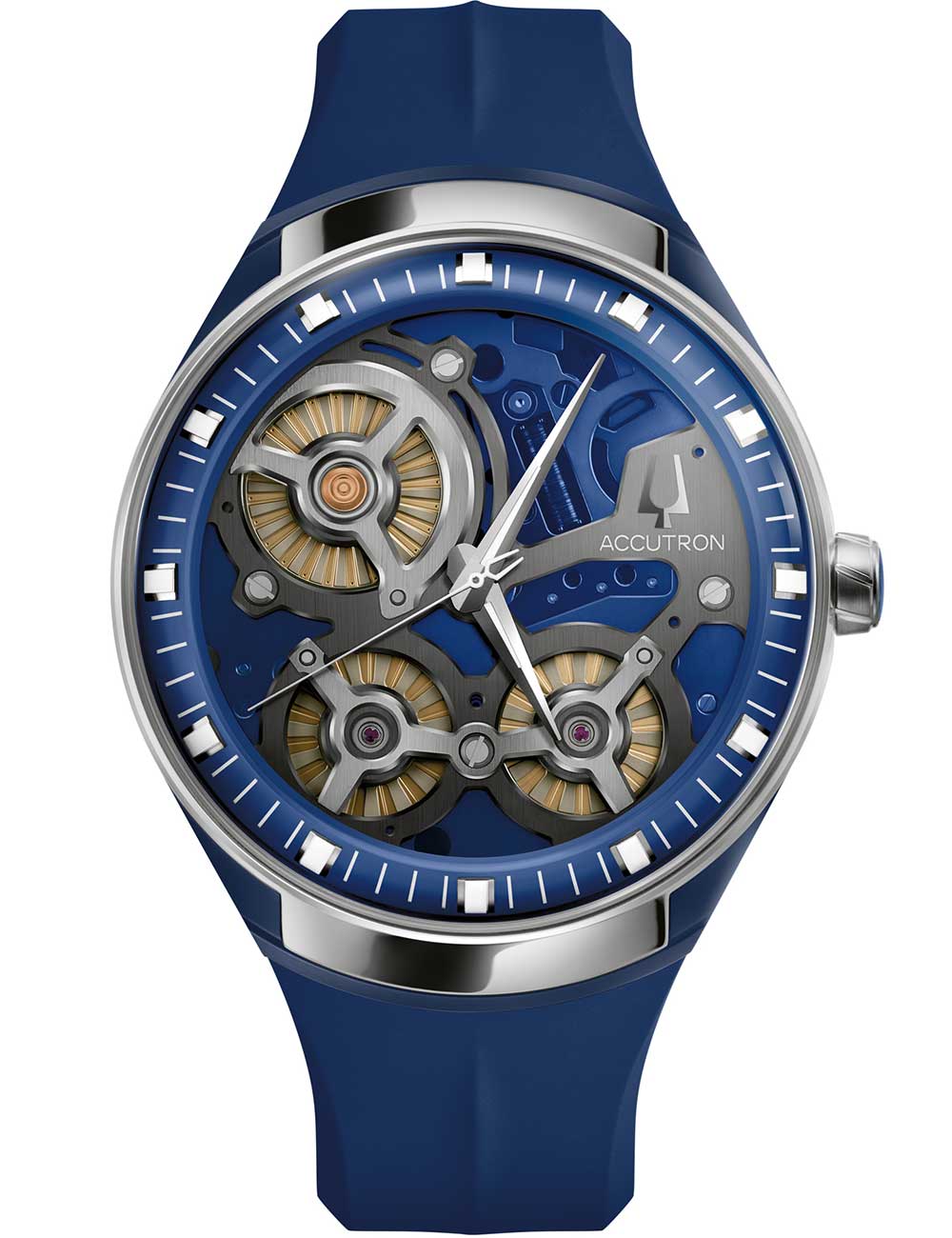 Bulova 28A208 vyriškas laikrodis Accutron DNA Casino Limited Edition blue