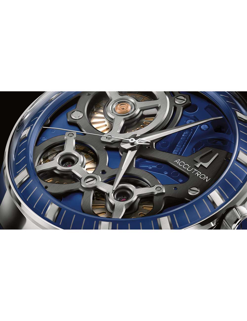 Bulova 28A208 vyriškas laikrodis Accutron DNA Casino Limited Edition blue