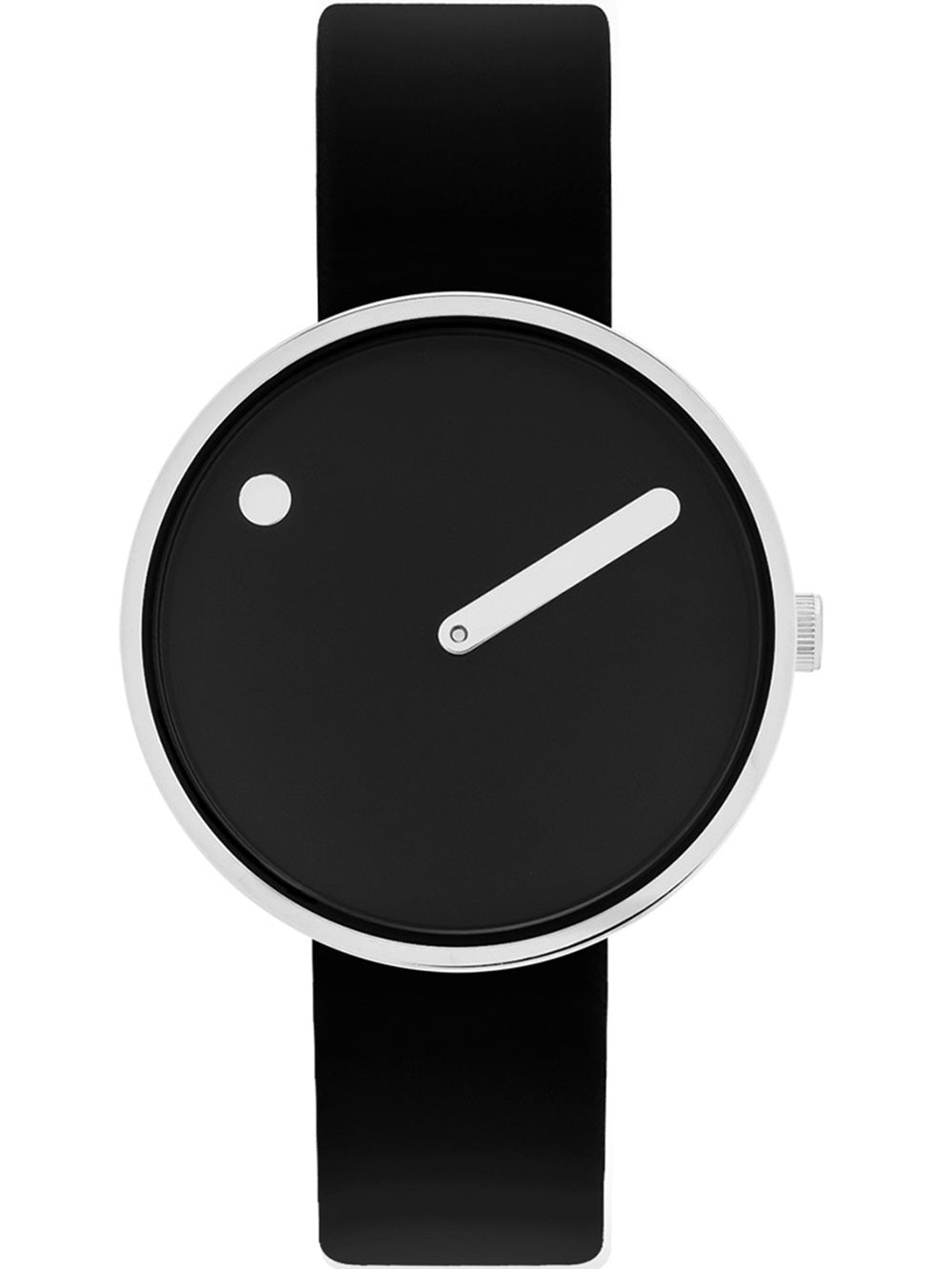 PICTO 34070-4114 moteriškas laikrodis Black and Steel 34mm 5ATM
