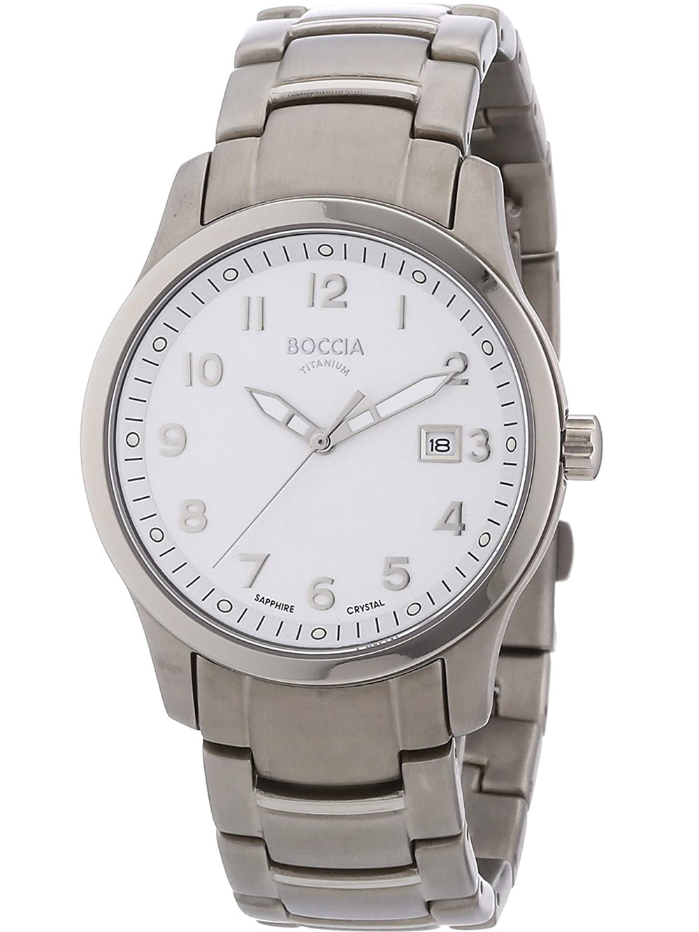 Boccia 3626-04 vyriškas laikrodis Titanium 38mm 10ATM