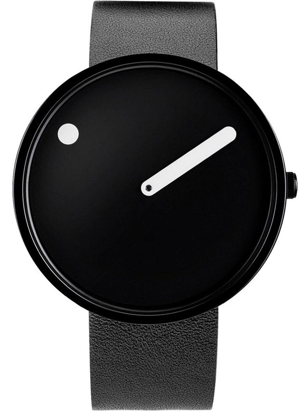 PICTO 43361-4120B Unisex laikrodis Black and White 40mm 5ATM