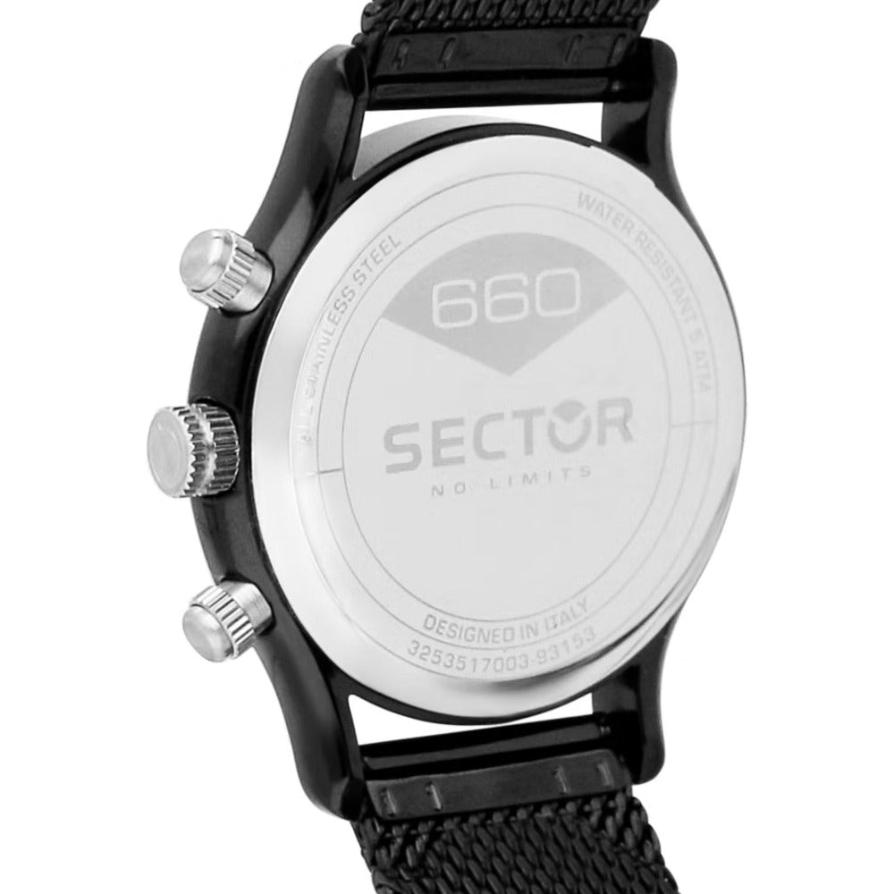 Sector R3253517003 vyriškas laikrodis Multifunction 43mm 5ATM