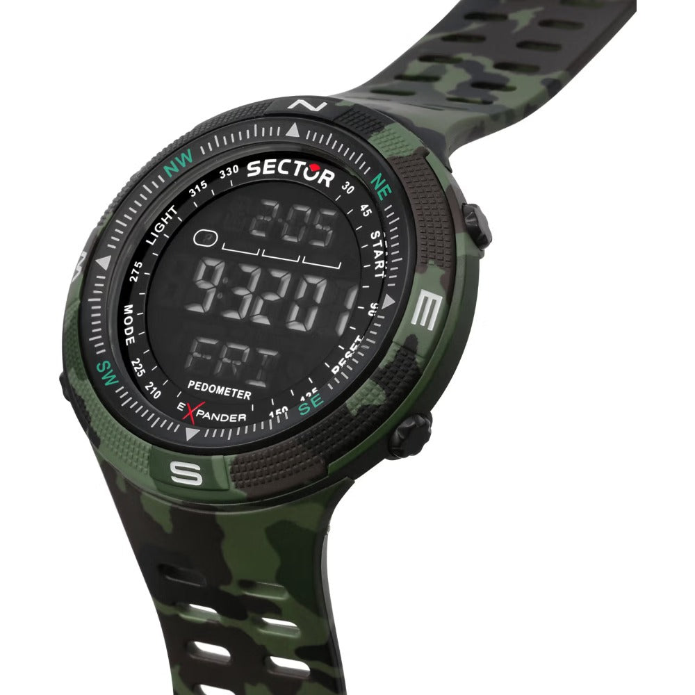 Sector R3251541002 EX-29 Digital laikrodis vyriškas laikrodis 44mm 5ATM