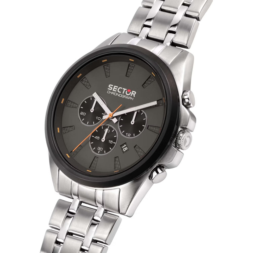 Sector R3273991003 Serie 280 Chronograph vyriškas laikrodis 44mm 5ATM