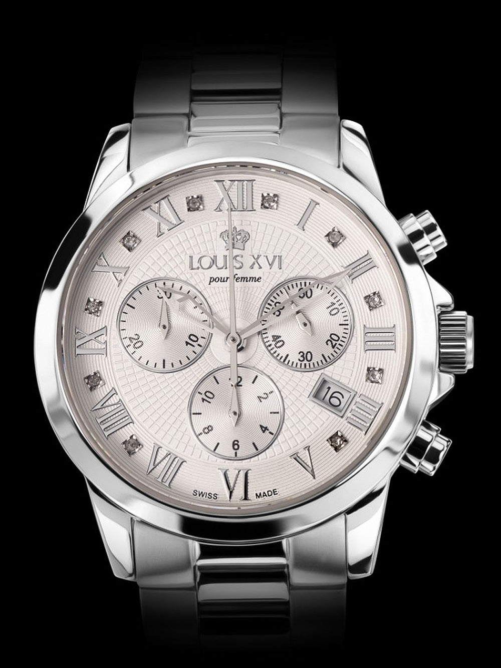 Louis XVI LXVI516 Athos moteriškas laikrodis Chronograph moteriškas laikrodis 38mm