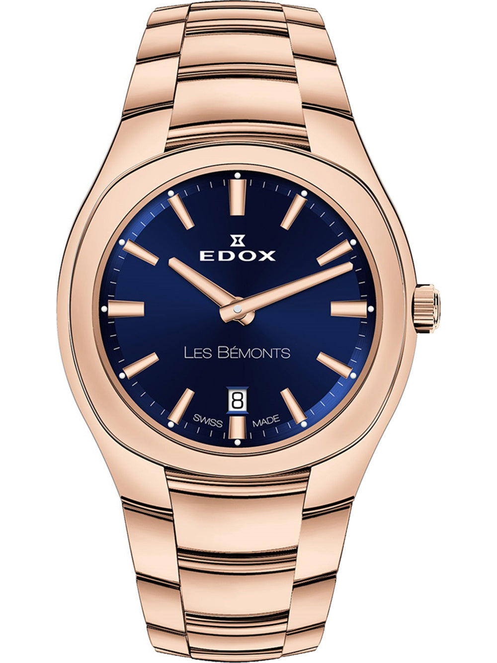 Edox 57004-37R Les Bemonts moteriškas laikrodis 30mm 3ATM
