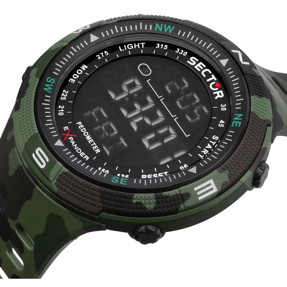 Sector R3251541002 EX-29 Digital laikrodis vyriškas laikrodis 44mm 5ATM