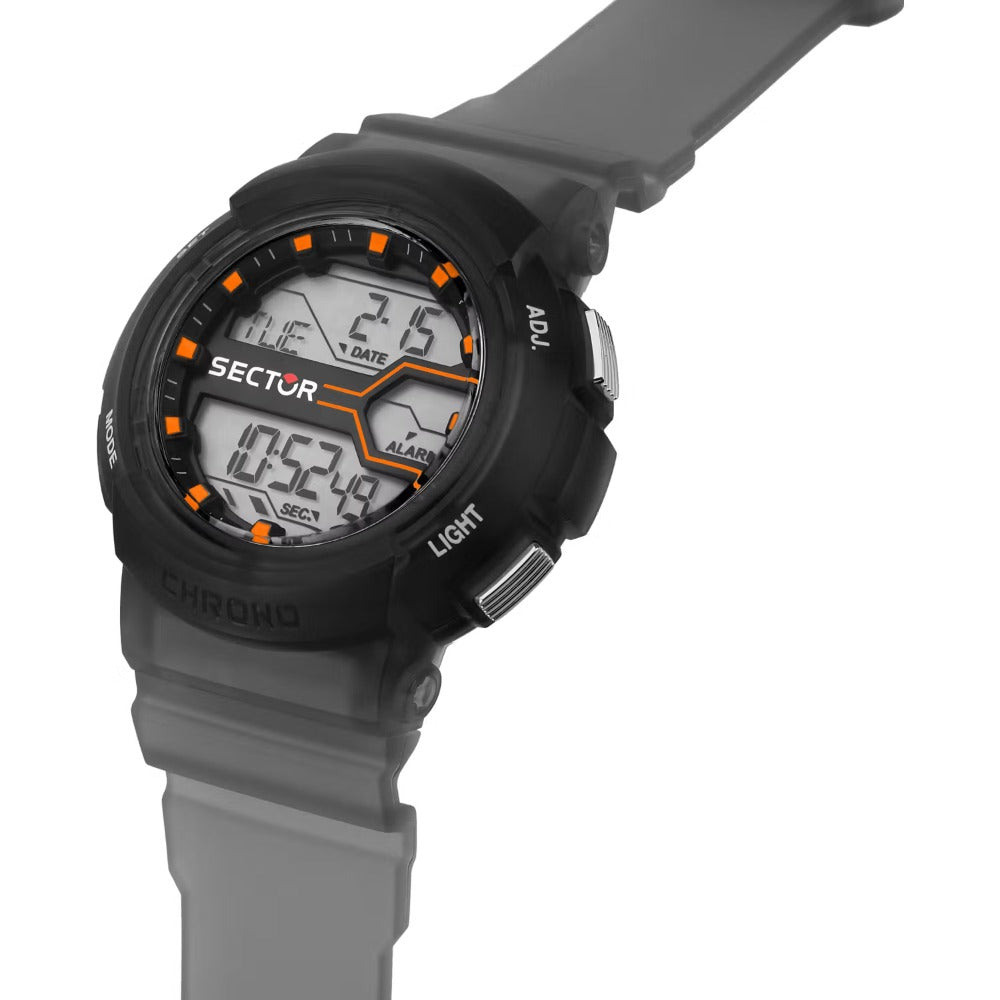 Sector R3251547001 EX-39 Digital laikrodis vyriškas laikrodis 44mm 10ATM
