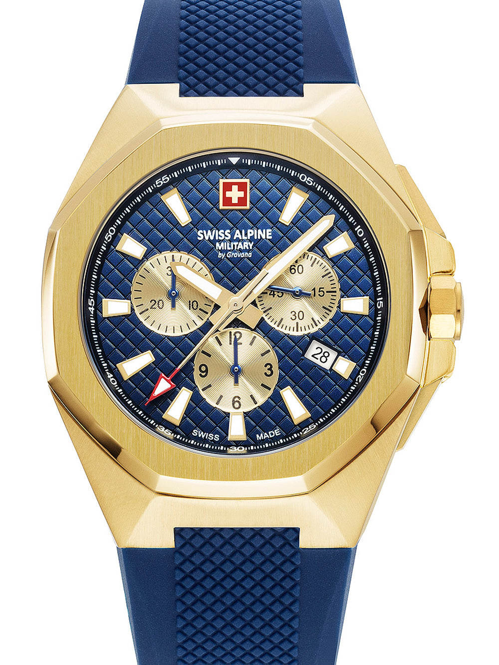 Swiss Alpine Military 7005.9815 Typhoon Chronograph vyriškas laikrodis 42mm 10ATM