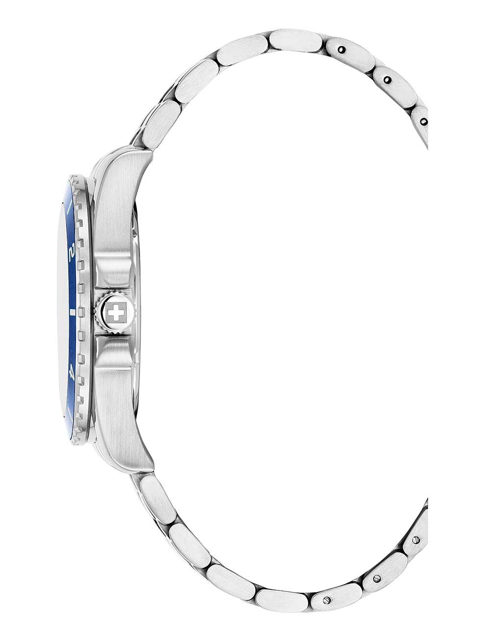 Swiss Alpine Military 7034.1135 vyriškas laikrodis Sierra silver blue 42mm 10ATM