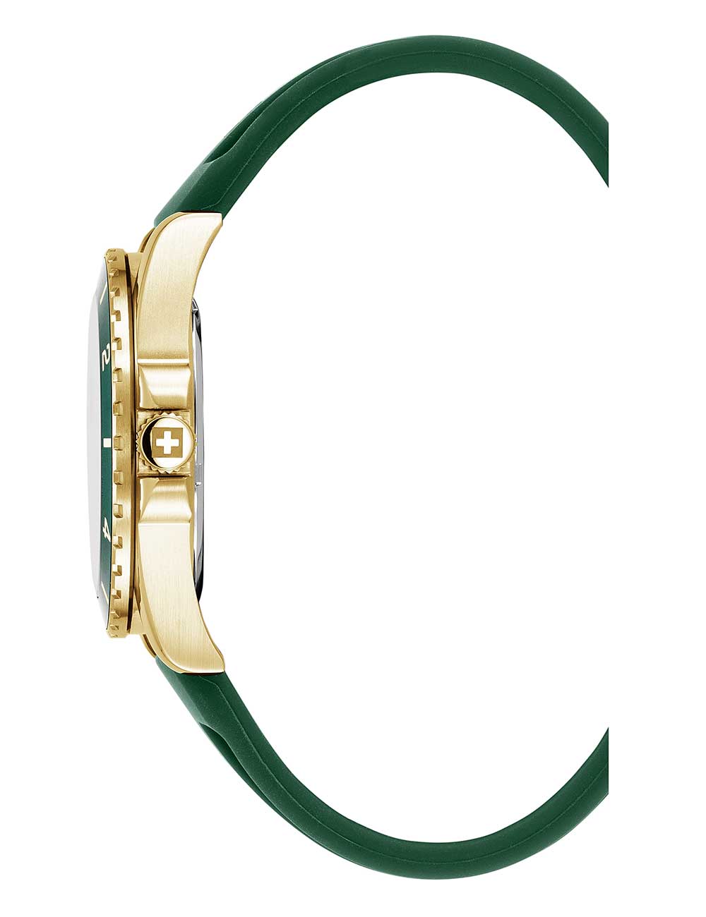 Swiss Alpine Military 7034.1814 vyriškas laikrodis Sierra gold green 42mm 10ATM