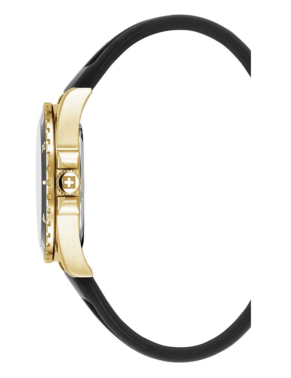 Swiss Alpine Military 7034.1817 vyriškas laikrodis Sierra gold black 42mm 10ATM