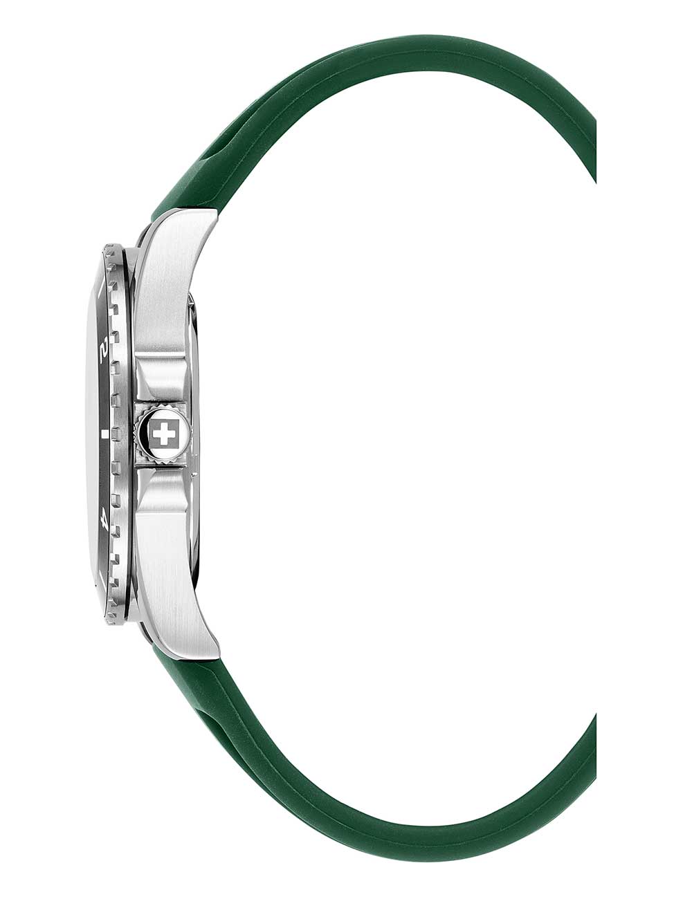 Swiss Alpine Military 7034.1838 vyriškas laikrodis Sierra silver green 42mm 10ATM