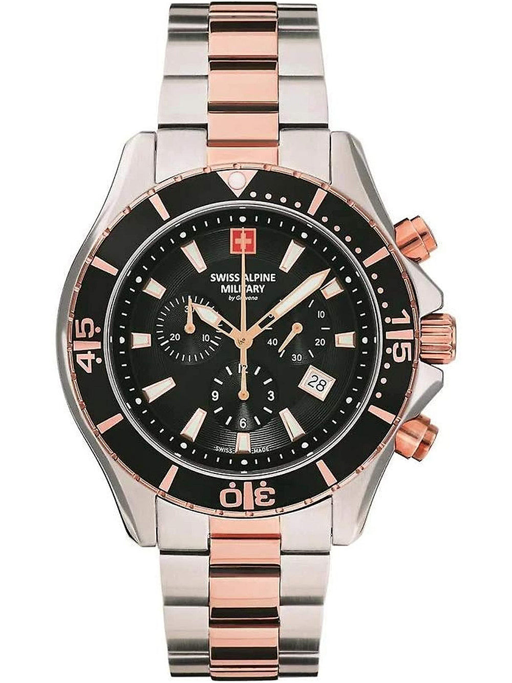 Swiss Alpine Military 7040.9157 chronograph 44mm 10ATM