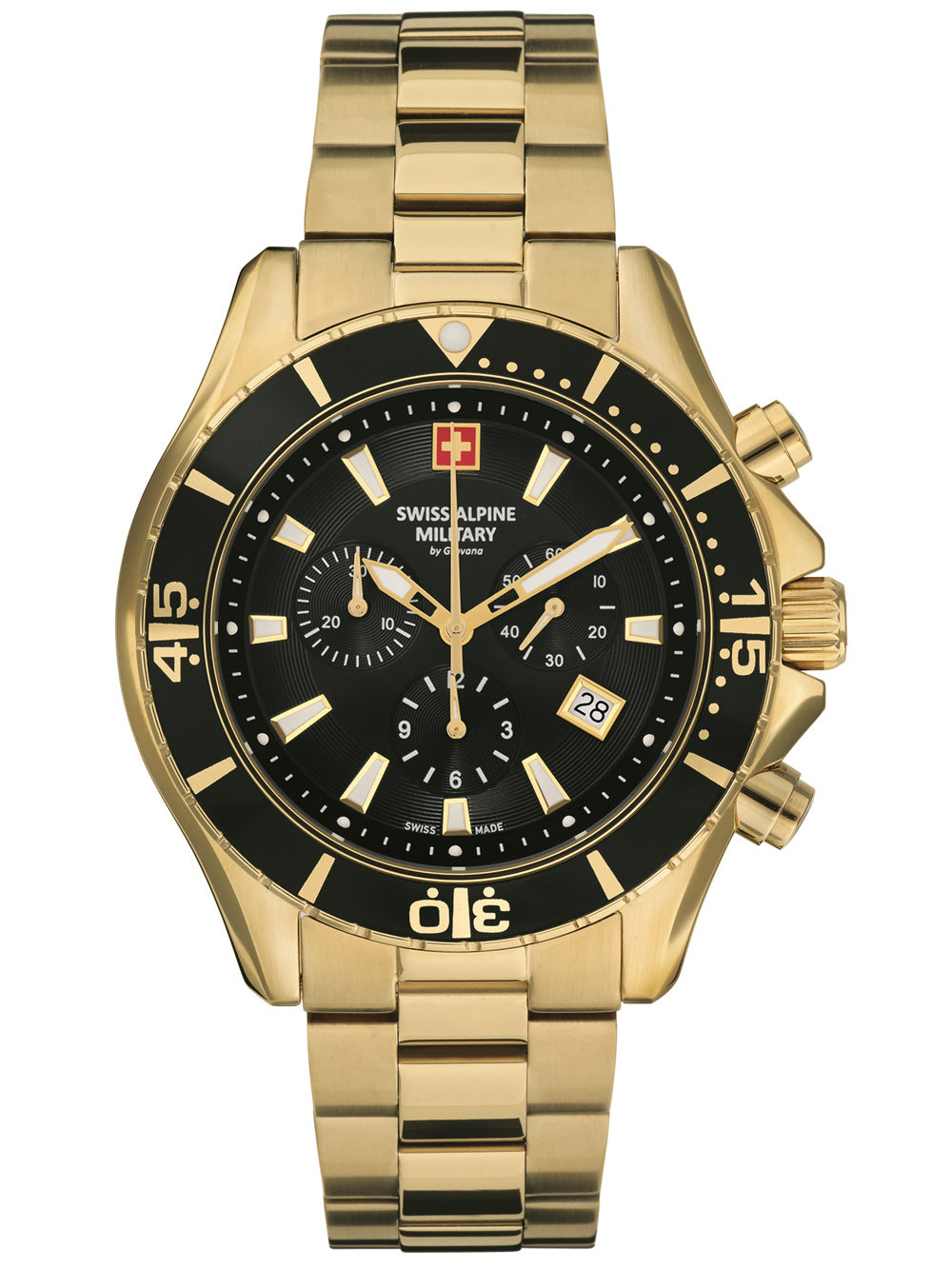 Swiss Alpine Military 7040.9117 Chronograph vyriškas laikrodis 45mm 10ATM