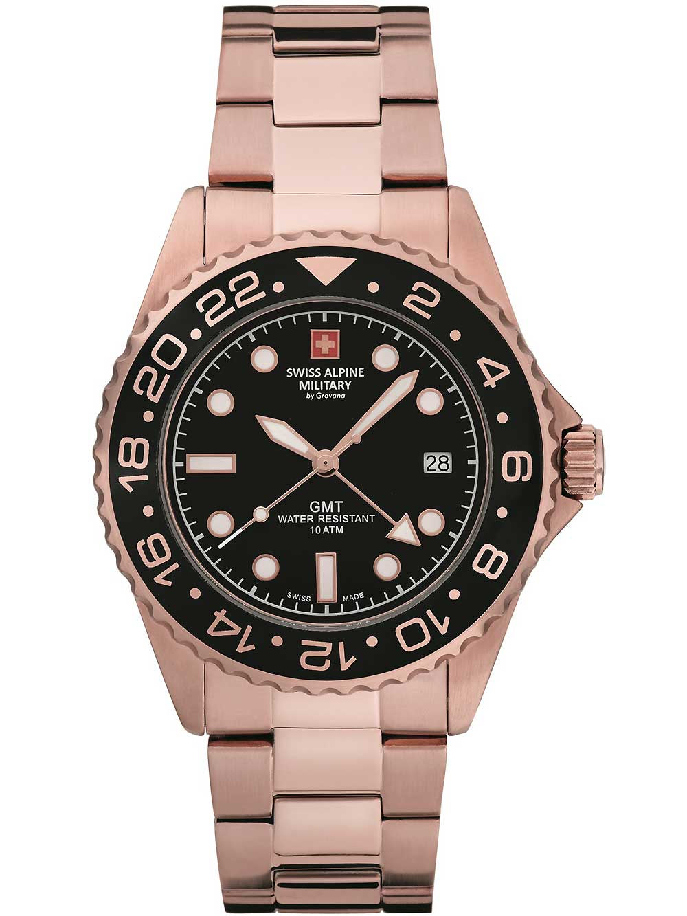 Swiss Alpine Military 7052.1167 GMT diver 42mm 10ATM
