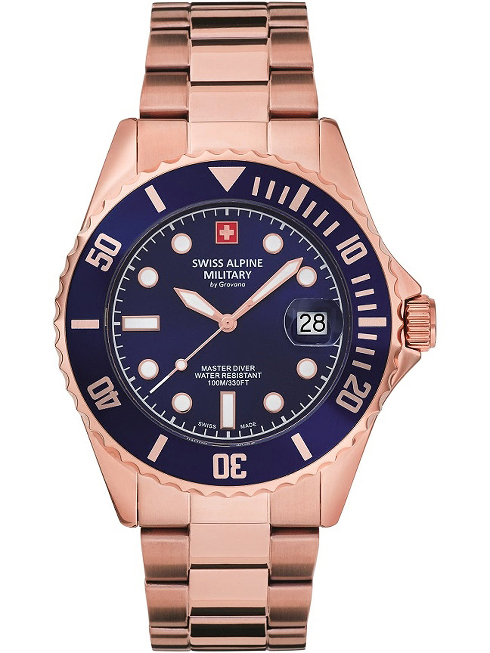 Swiss Alpine Military 7053.1165 vyriškas laikrodis 42mm 10ATM