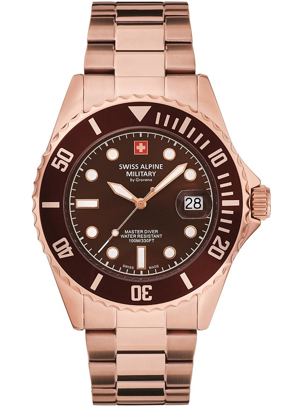 Swiss Alpine Military 7053.1166 vyriškas laikrodis 42mm 10ATM