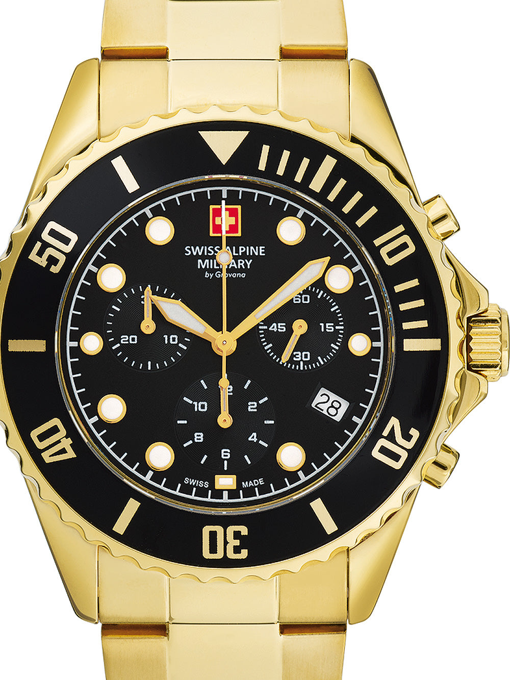 Swiss Alpine Military 7053.9117 Chronograph vyriškas laikrodis 42mm 10ATM