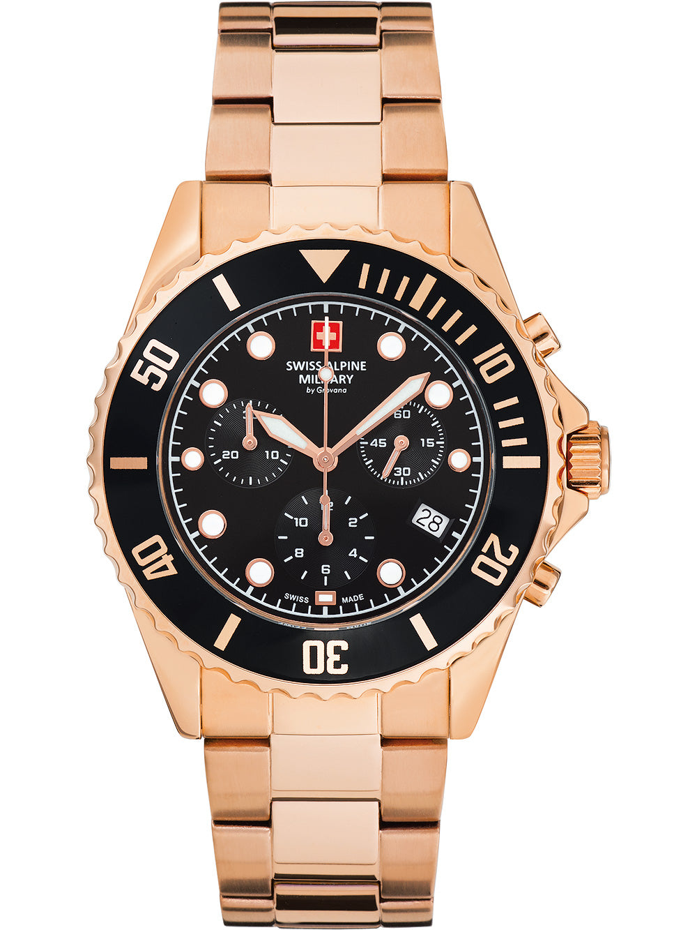 Swiss Alpine Military 7053.9167 Chronograph vyriškas laikrodis 42mm 10ATM