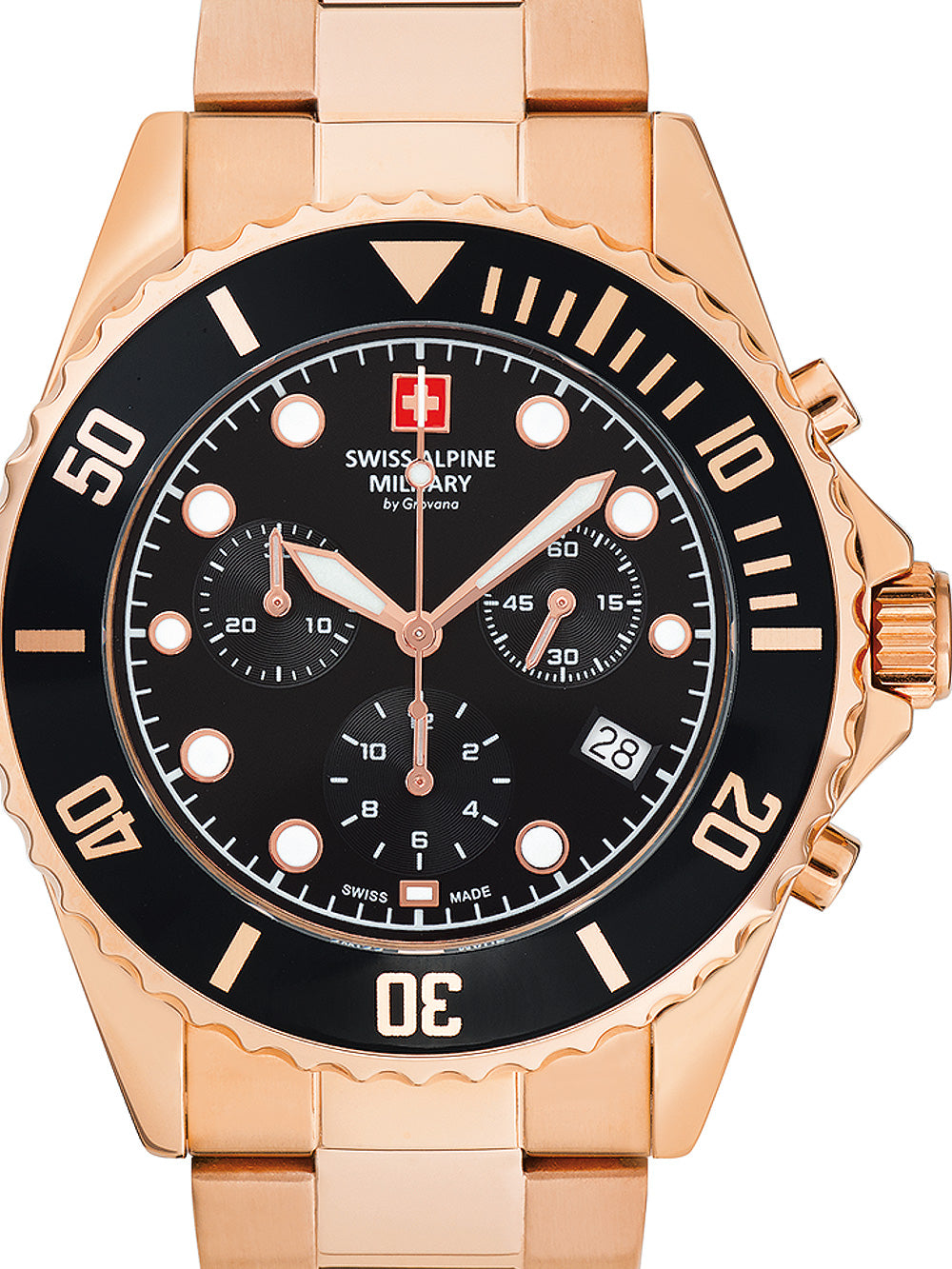 Swiss Alpine Military 7053.9167 Chronograph vyriškas laikrodis 42mm 10ATM