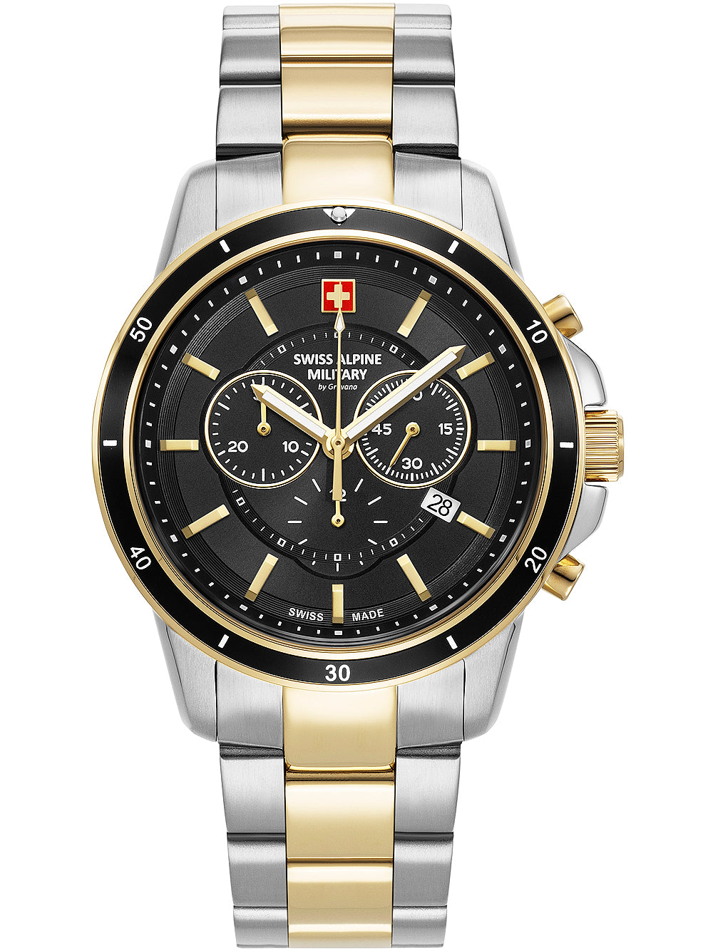 Swiss Alpine Military 7089.9147 Chronograph vyriškas laikrodis 44mm 10ATM