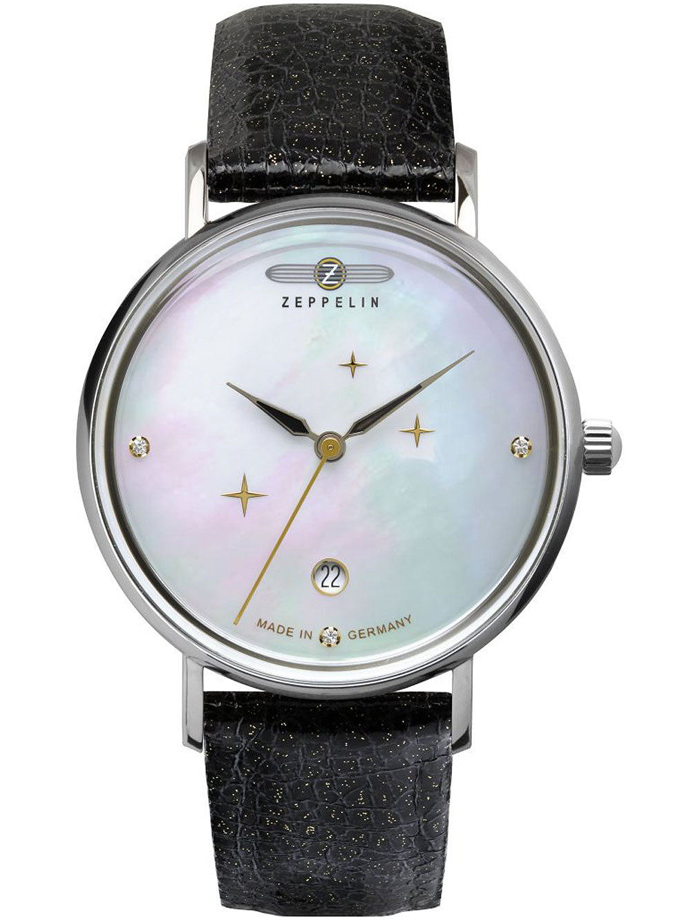 Zeppelin 7131-1 Luna moteriškas laikrodis 36mm 5ATM