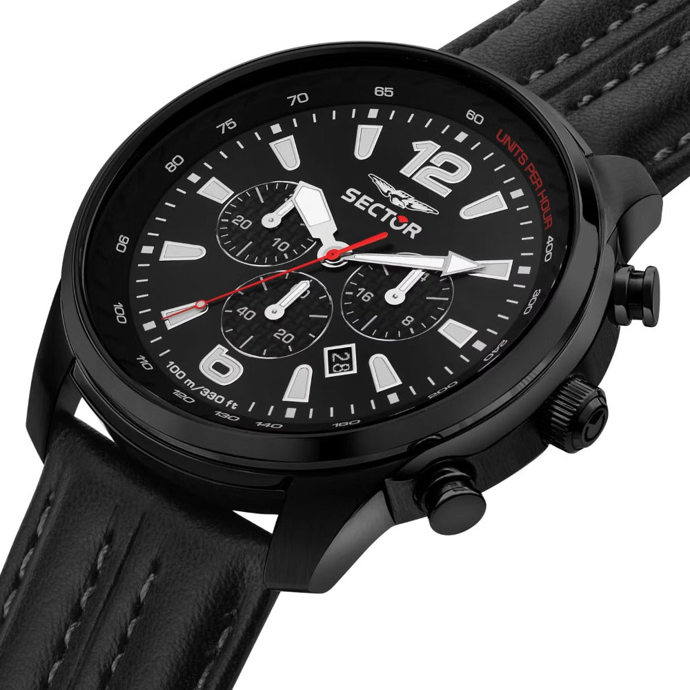Sector R3271602008 Over-Size Chronograph vyriškas laikrodis 48mm 10ATM