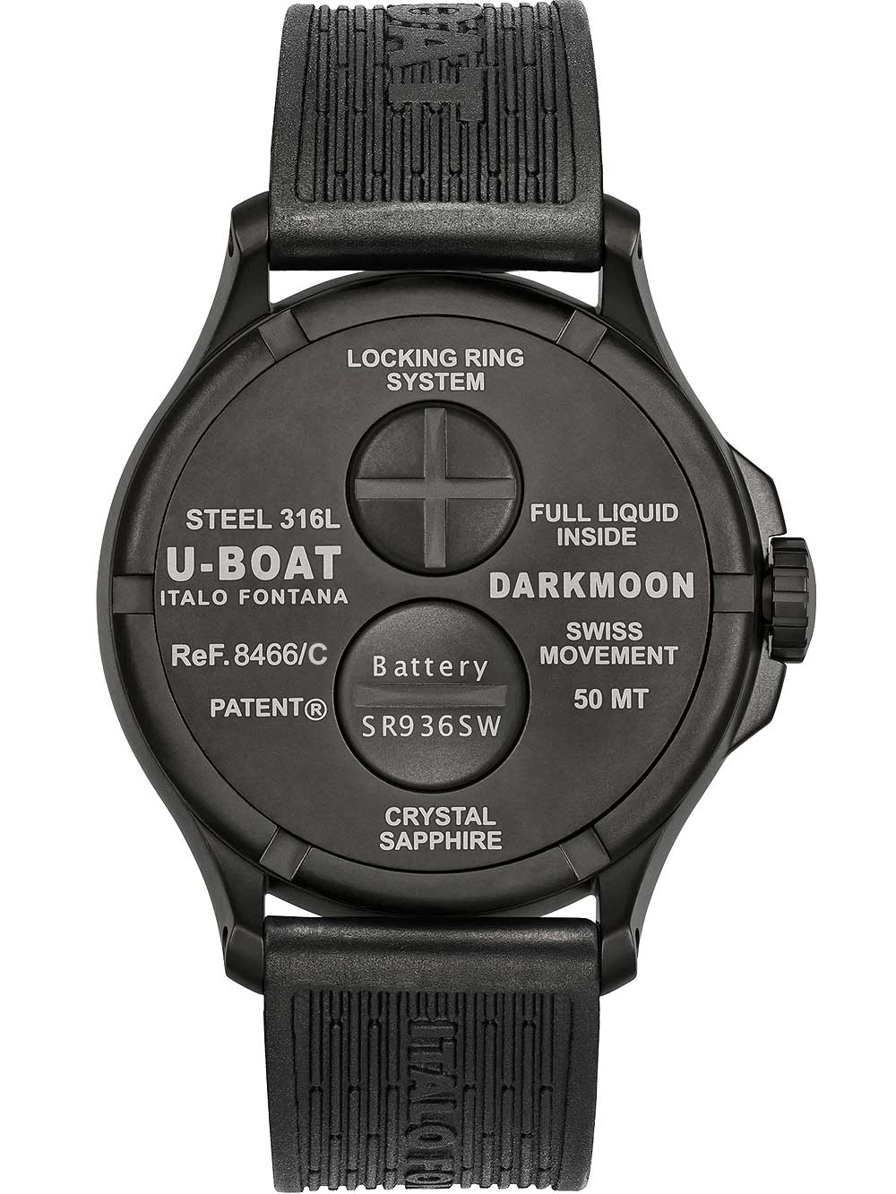 U-Boat 8466/C Darkmoon Red IPB 44mm 5ATM