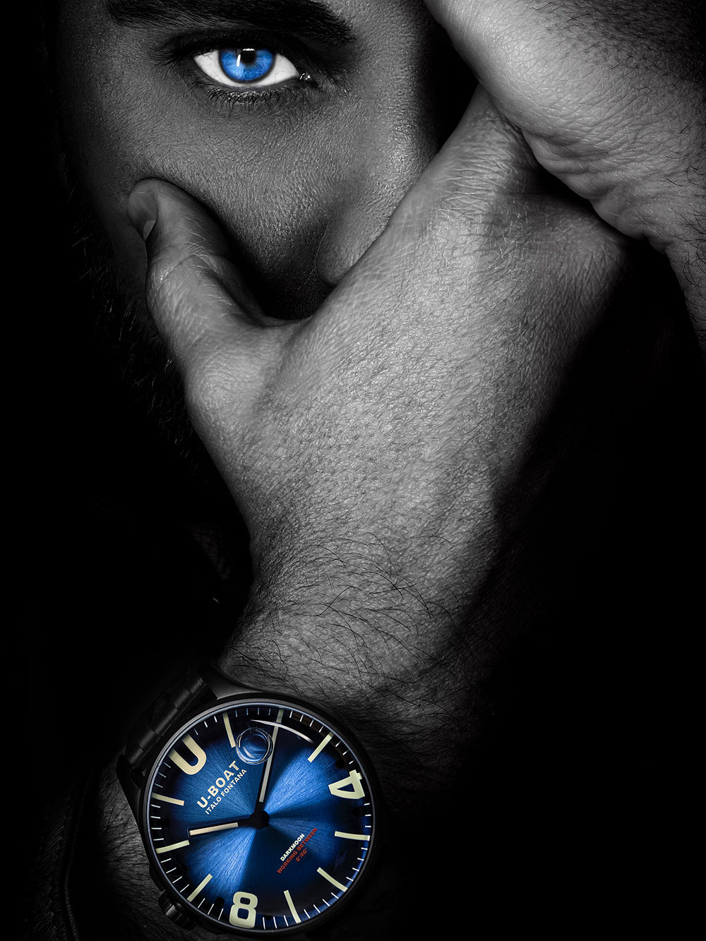 U-Boat 8700/C Darkmoon Blue IPB Soleil 44mm 5ATM