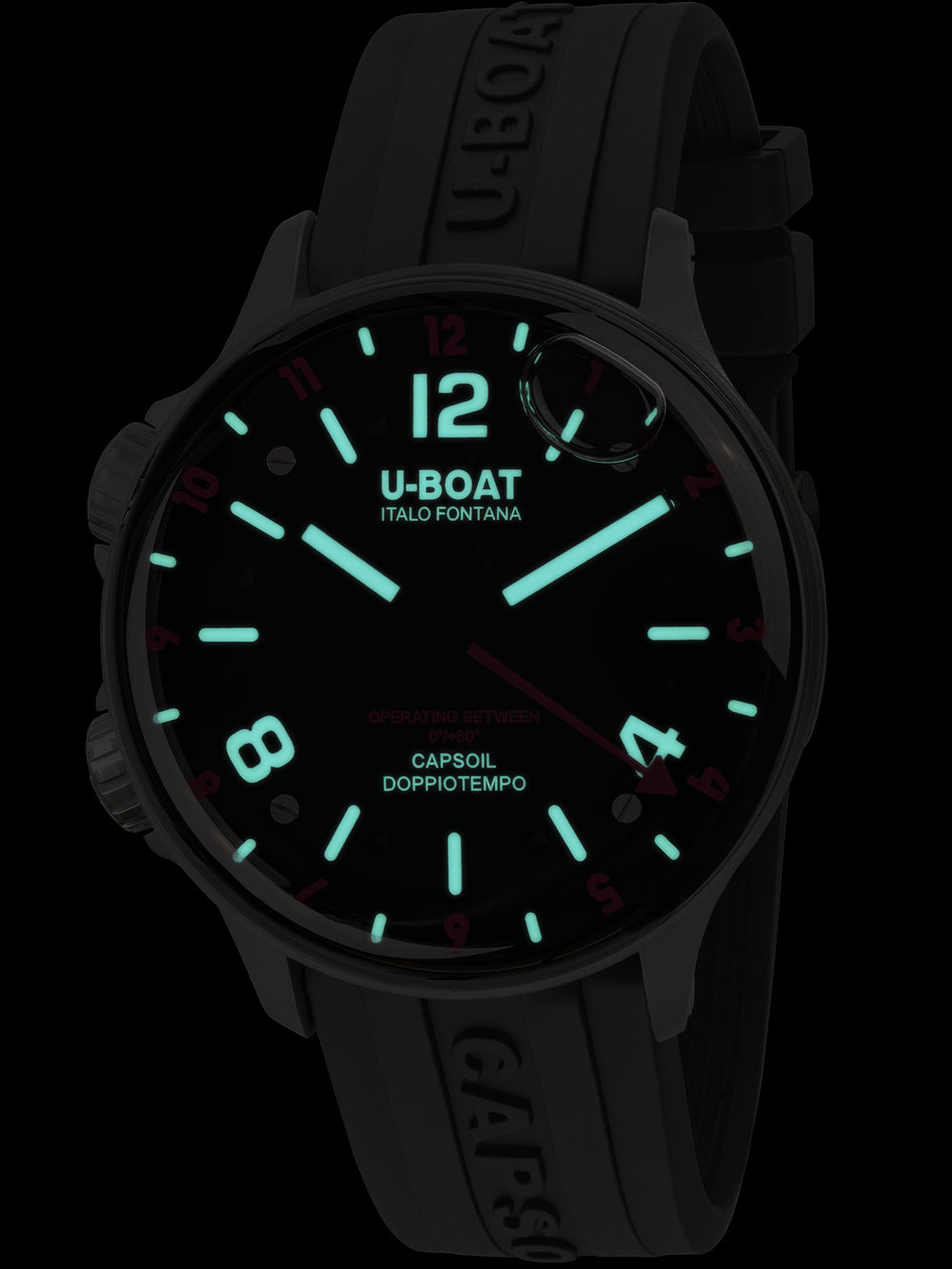U-Boat 8839 Capsoil Doppiotempo SS GMT 45mm 10ATM
