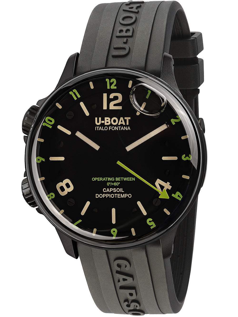 U-Boat 8840/B Capsoil Doppiotempo DLC GMT 45mm 10ATM
