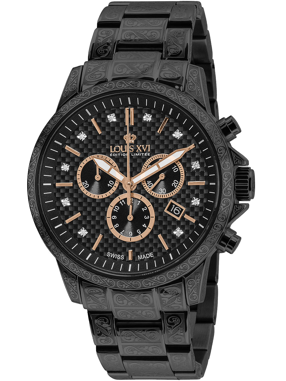 Louis XVI LXVI894 Palais Royale Chronograph vyriškas laikrodis 43mm 5ATM