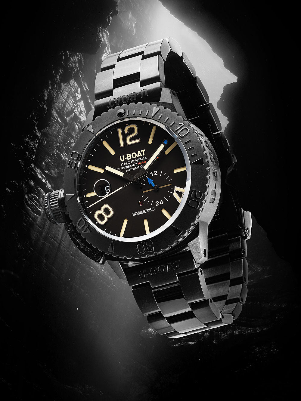 U-Boat 9015/MT Sommerso DLC Automatic vyriškas laikrodis 46mm 30ATM