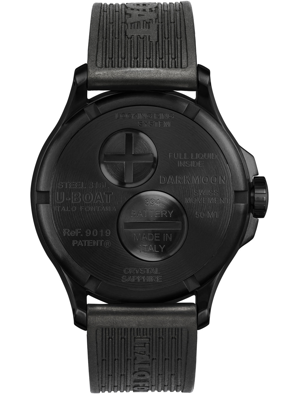U-Boat 9019/A Darkmoon 40mm IPB 5ATM